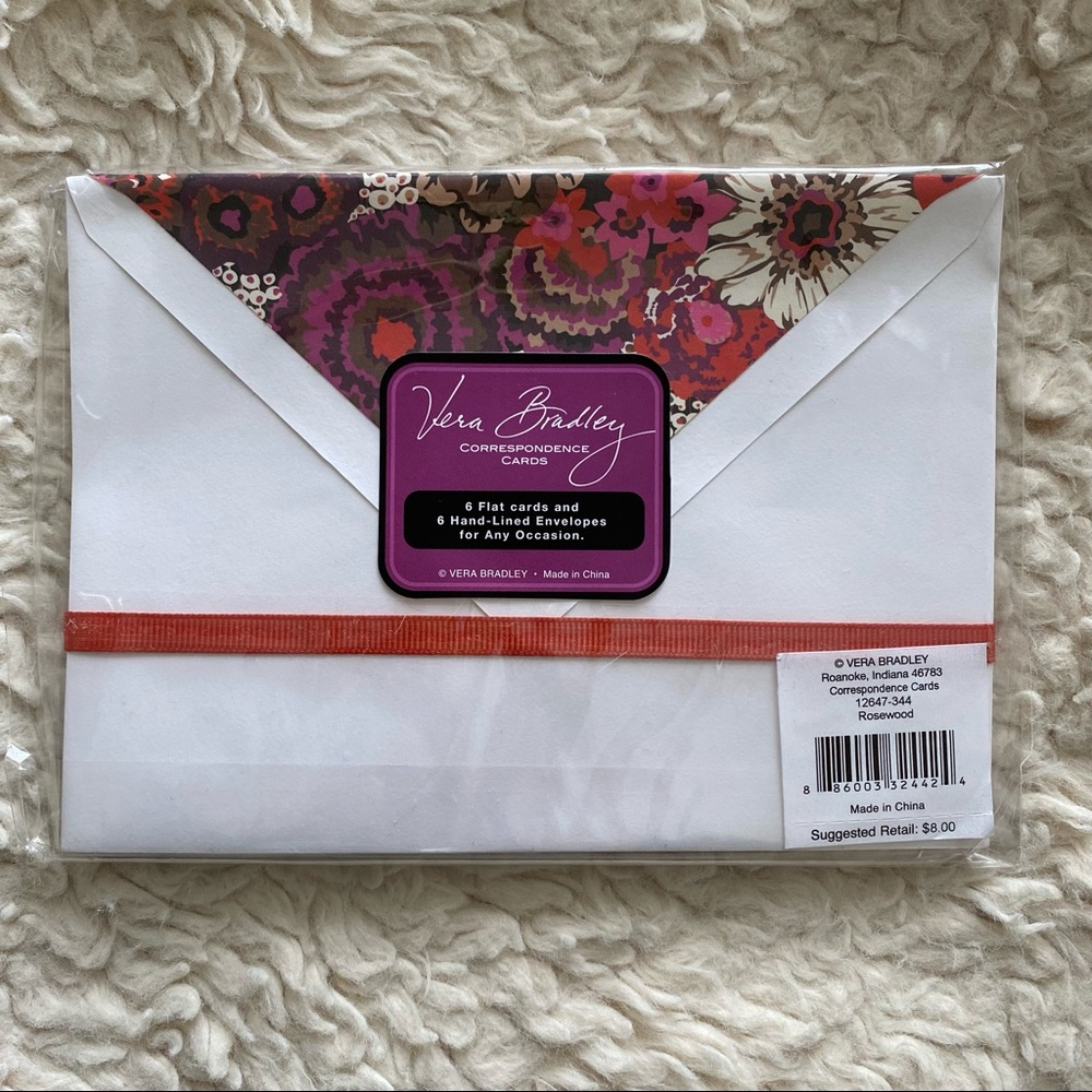 Vera Bradley Correspondence Cards - Set of 6